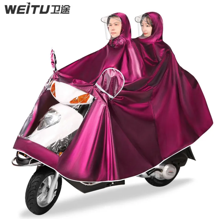 Electric Motorcycle Raincoat Single And Double Men S And Women S