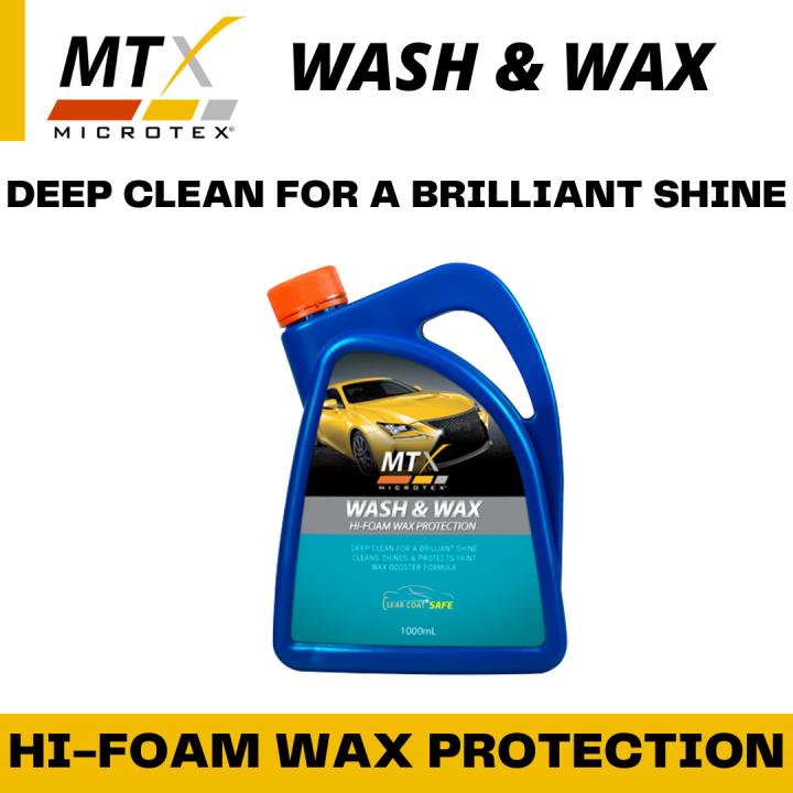 Microtex Wash And Wax Ml Hi Foam Wash Protection Lazada Ph