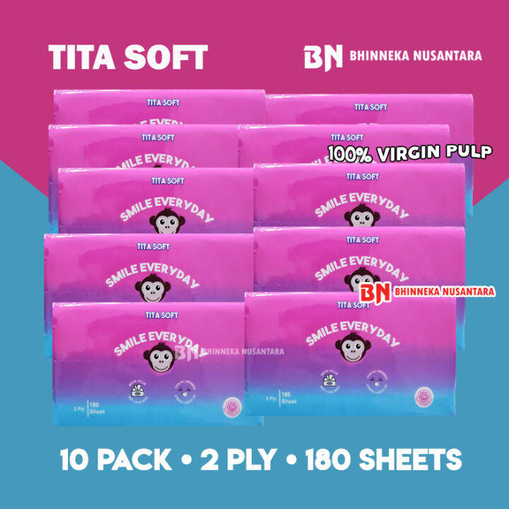 Tita Soft Facial Tissue Sheets Pack Lazada Indonesia