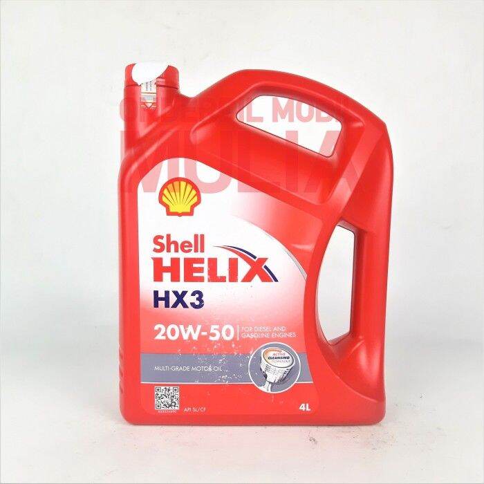 Oli Shell Helix Hx Sae W Galon Liter Lazada Indonesia