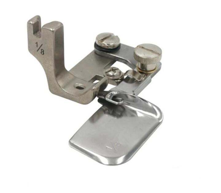 F502 Industrial Sewing Machine Flat Car Edge Curling Presser Feet