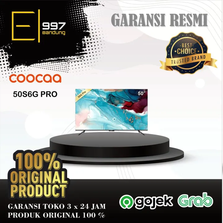 LED TV COOCAA 50S6G PRO 50 INCH UHD 4K SMART ANDROID 10 Lazada Indonesia