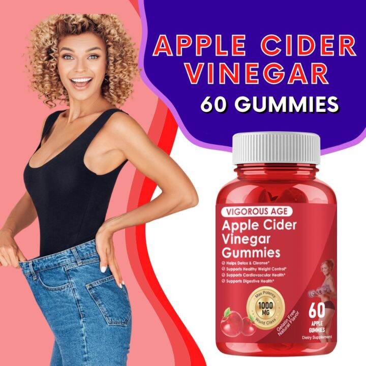 Barko Agad Apple Cider Vinegar Gummies Goli Vegan Slimming Gummi Weight