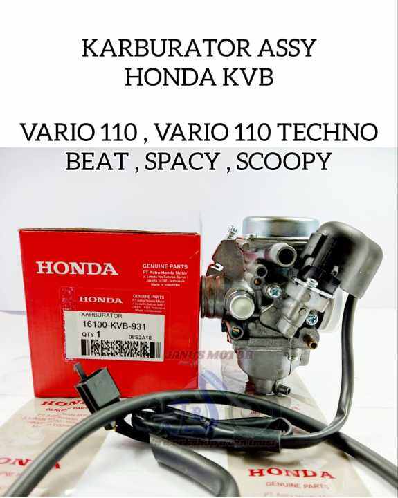 KARBURATOR KARBU HONDA VARIO 110 TECHNO BEAT SPACY SCOOPY KVB KUALITAS