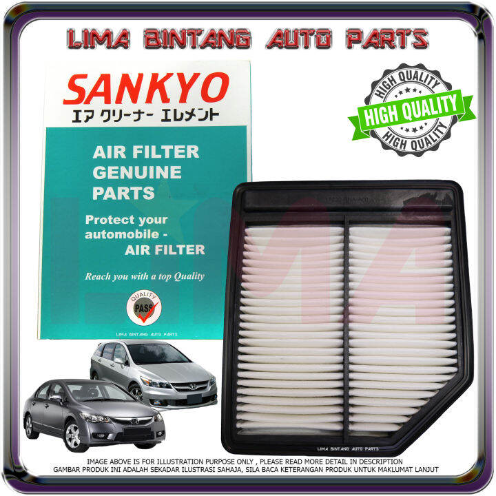 Honda Civic Fd Sna Stream Rn Engine Air Filter Penapis