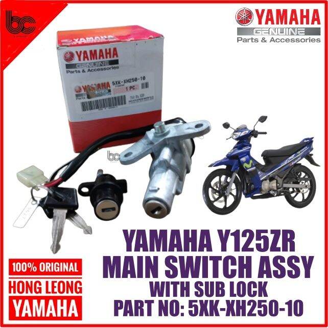 YAMAHA Y125ZR MAIN SWITCH STEERING LOCK ASSY 125ZR KUNCI SET Y125