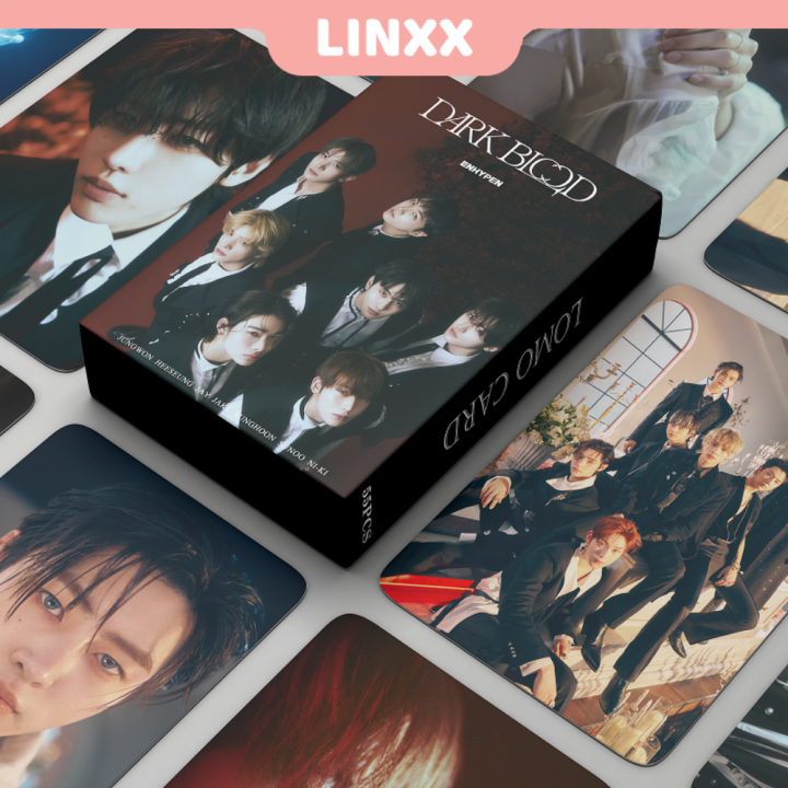 LINXX 55 Pcs ENHYPEN DARK BLOOD Album Lomo Card Kpop Photocards