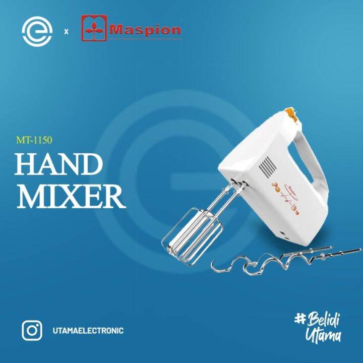 MASPION Hand Mixer MT 1150 Lazada Indonesia