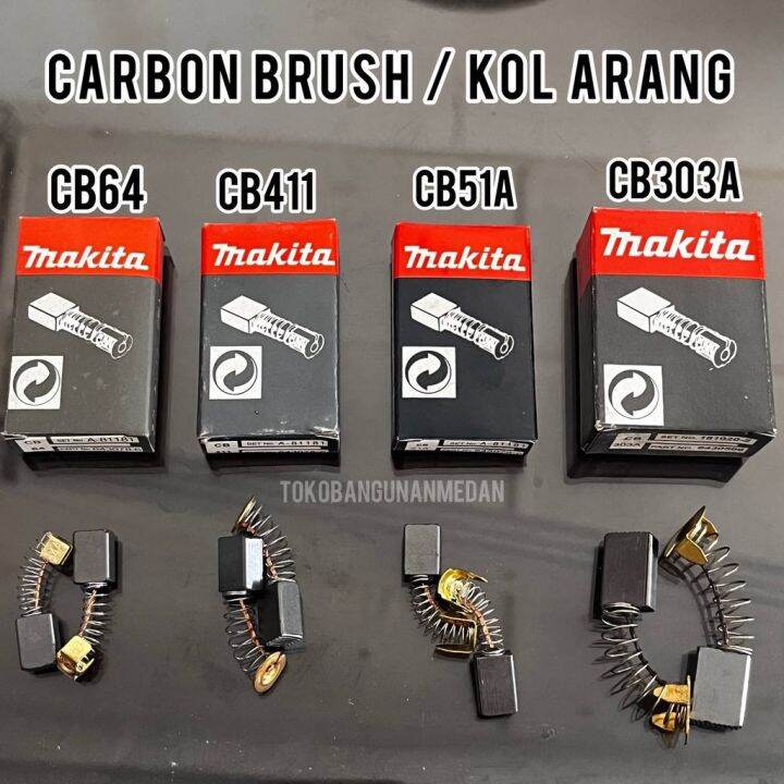 CARBON BRUSH MAKITA COL KOL ARANG CB 51A CB 64 CB 411 CB 303A