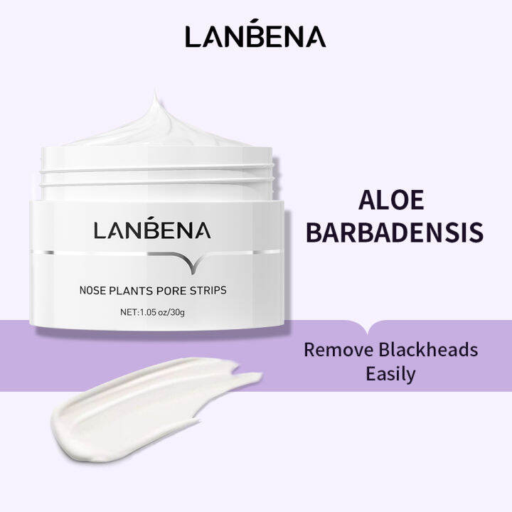 Lanbena Aloe Vera Blackhead Remover Strips Pore Minimizer Acne