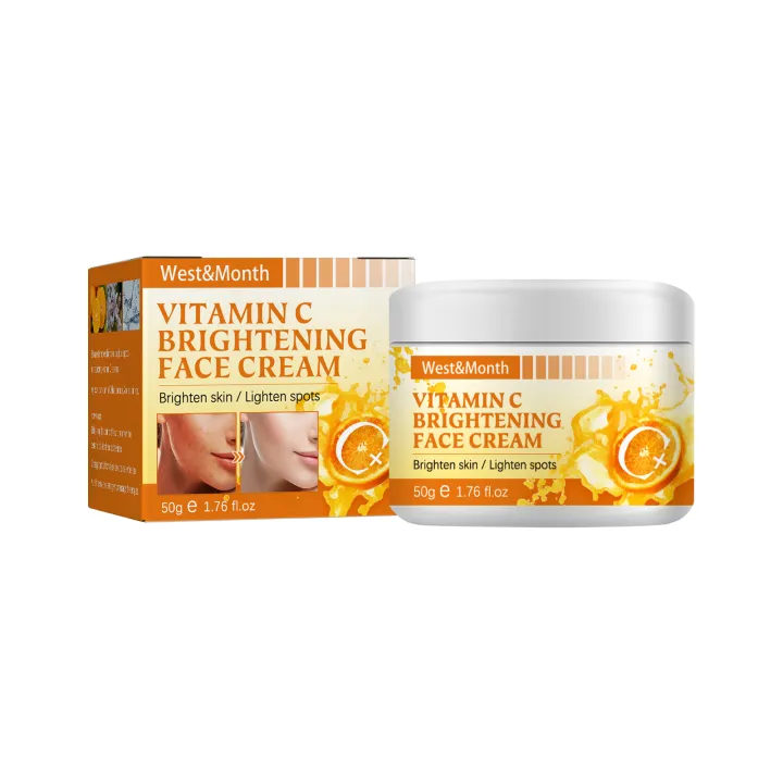 West Month Vitamin C Face Cream Whitening Remove Dark Spots