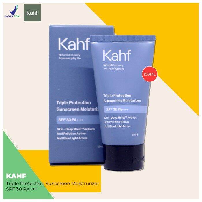 Kahf Triple Protection Sunscreen Moisturizer Ml Lazada Indonesia