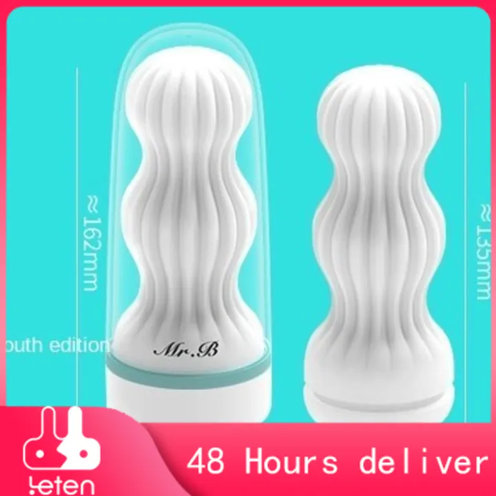 Leten Sex Toy For Male Real Vagina Pocket Pussy Male Masturbation Cup