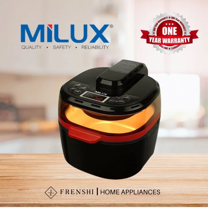 Milux Digital Turbo Air Fryer With Double Heating L Maf