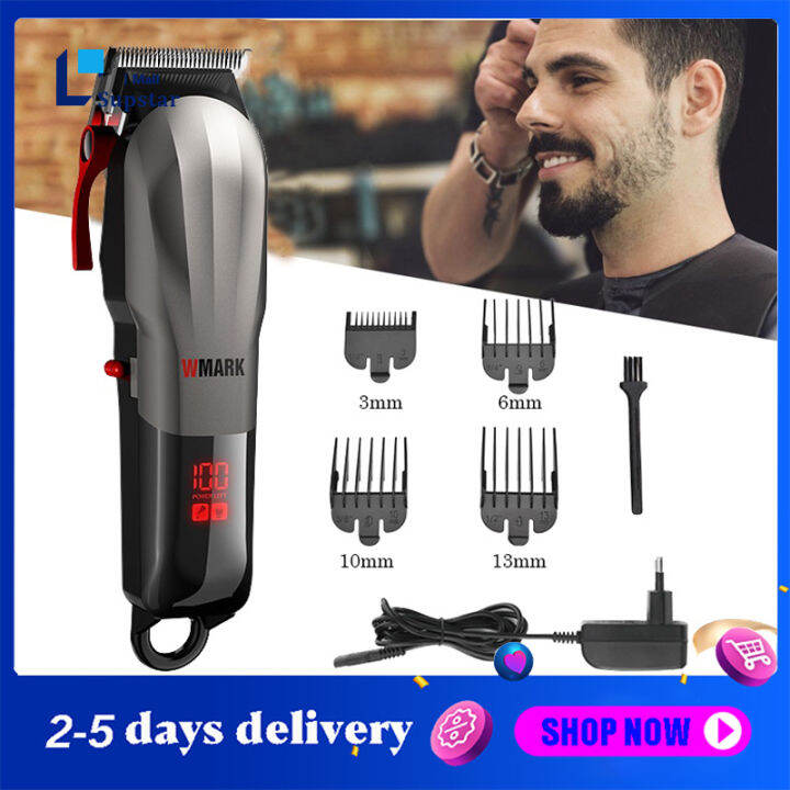 Ship From ManilaWMARK Electric Hair Clippers Rechargeable Cordless