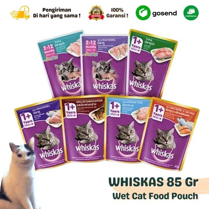 Makanan Basah Kucing Whiskas Gr Kemasan Pouch Lazada Indonesia