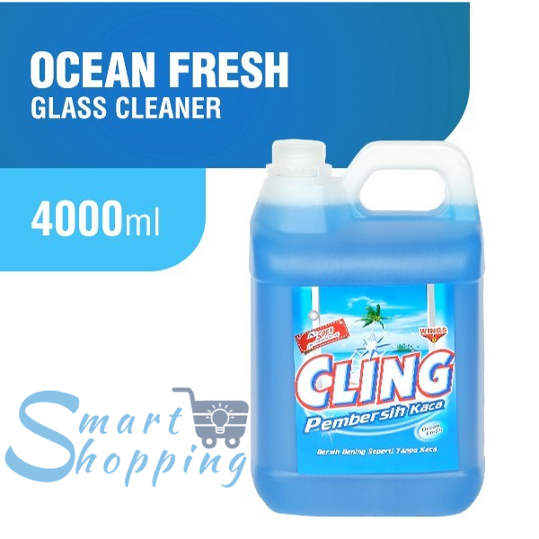 Cling Cairan Pembersih Kaca 4 Ltr Biru Lazada Indonesia