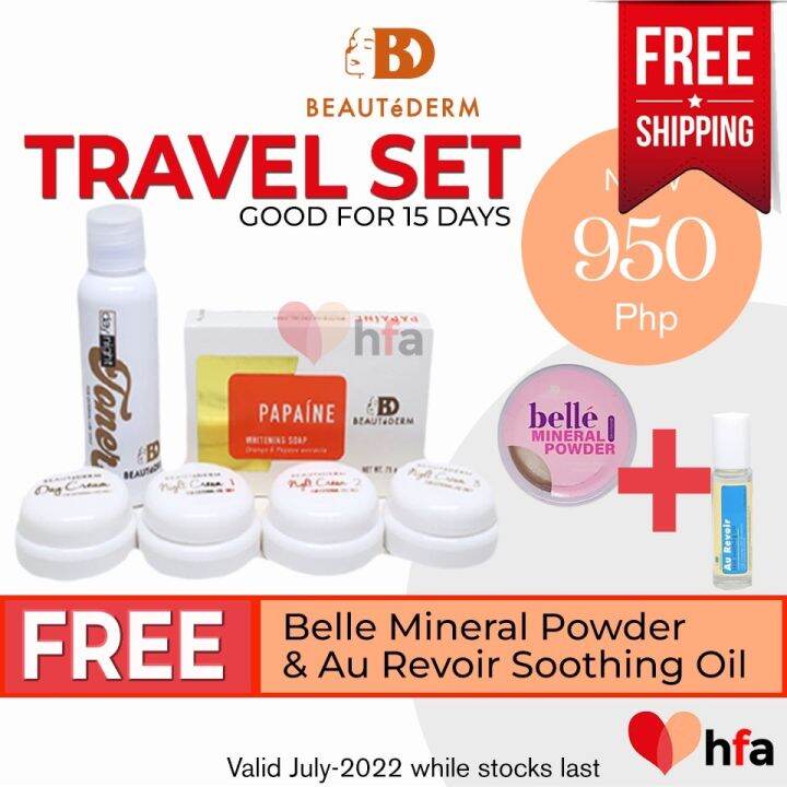 Beautederm Travel Set Promo With Freebies Lazada PH