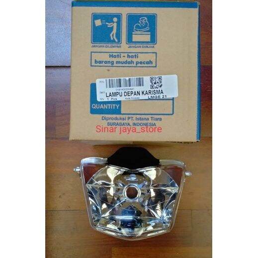 Reflektor Head Lamp Lampu Depan Karisma Merek Win Original