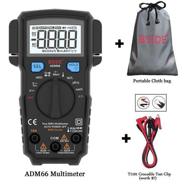 Bside Digital Multimeter Voltmeter True Rms Auto Range Voltage