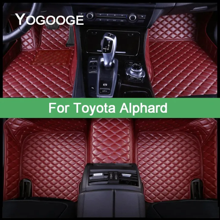 YOGOOGE Car Floor Mats For Toyota ALPHARD VELLFIRE H2 H3 Foot Coche