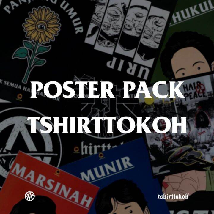 Tshirttokoh Poster 02 Wiji Thukul Munir Marsinah Tan Malaka Lazada