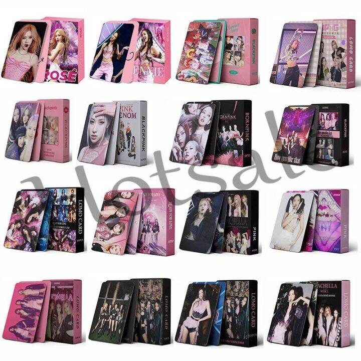 Hot Sale B30 55 Pcs Blackpink Photocard BORN PINK Album Lomo Card