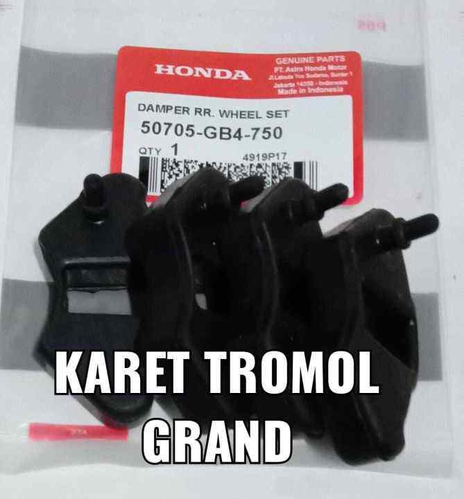 KARET TROMOL BELAKANG DAMPER SET GRAND SUPRA SUPRAFIT LEGENDA ASTREA