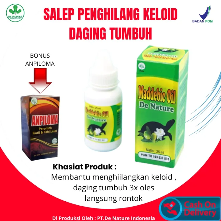 Maddebic Oil Obat Keloid Daging Tumbuh Salep Penghilang Keloid Paling