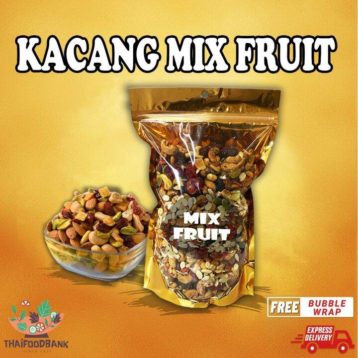 Mix Nuts Fruits Assorted Nuts And Fruits Kacang Campur Lazada