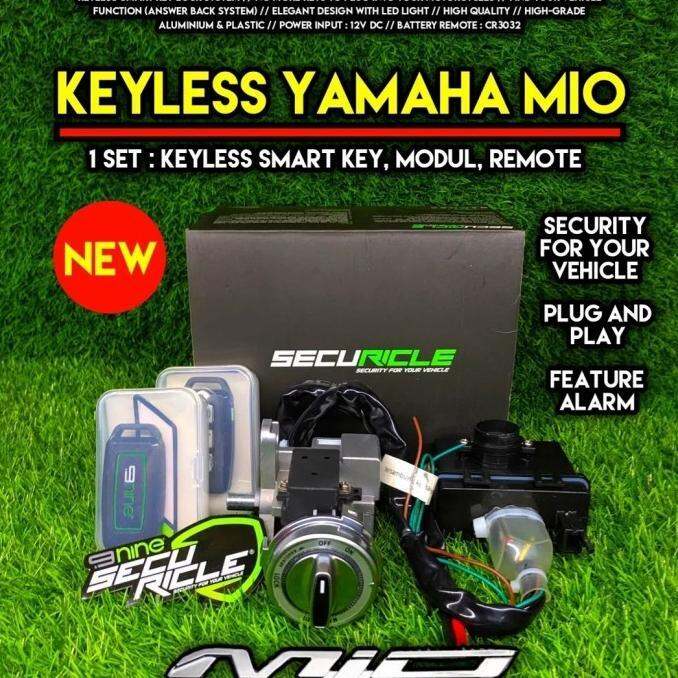 Kunci Keyless Pnp Yamaha Mio Smartkey Plus Alarm Original Nine