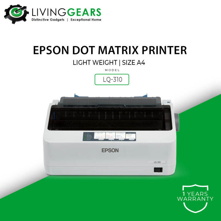 Epson LQ 310 Dot Matrix Printer Light Weight Office Home A4 Printing