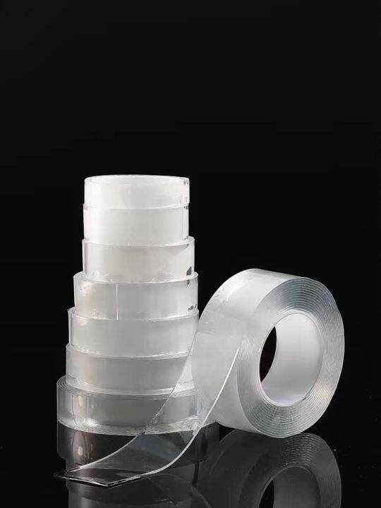 Waterproof Transparent Double Sided Nano Tape Reuse Home Tapes