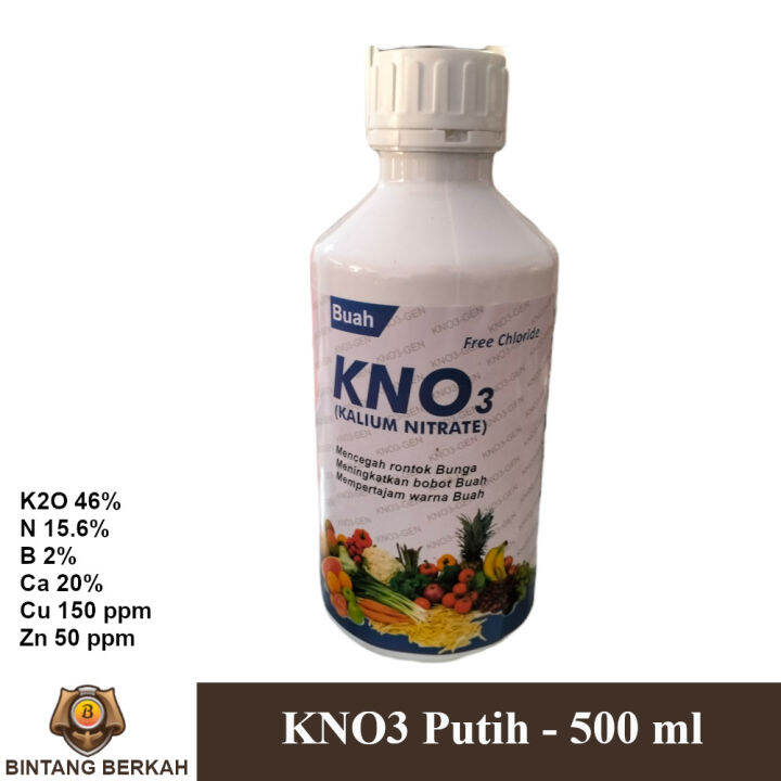 Pupuk KNO3 Generatif KNO3 Putih 500 Ml Bebas Chlor Lazada Indonesia