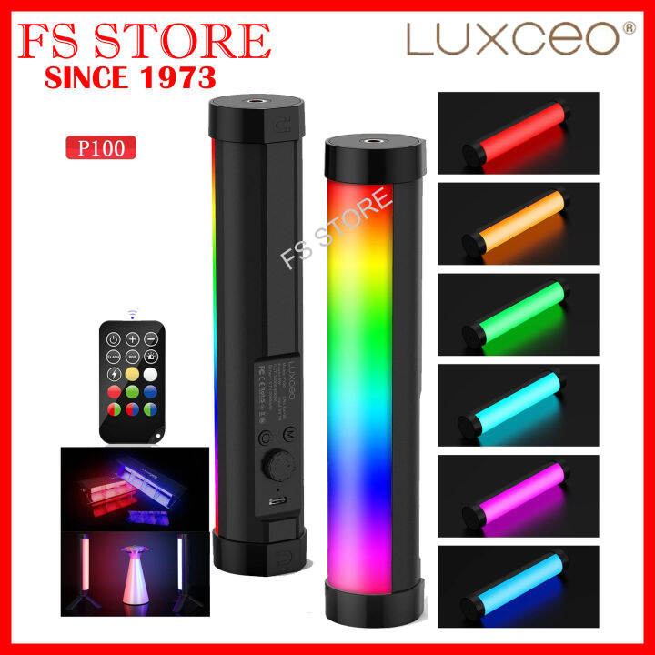 Luxceo P Rgb Portable Magnetic Mah Led Tube Light Lazada