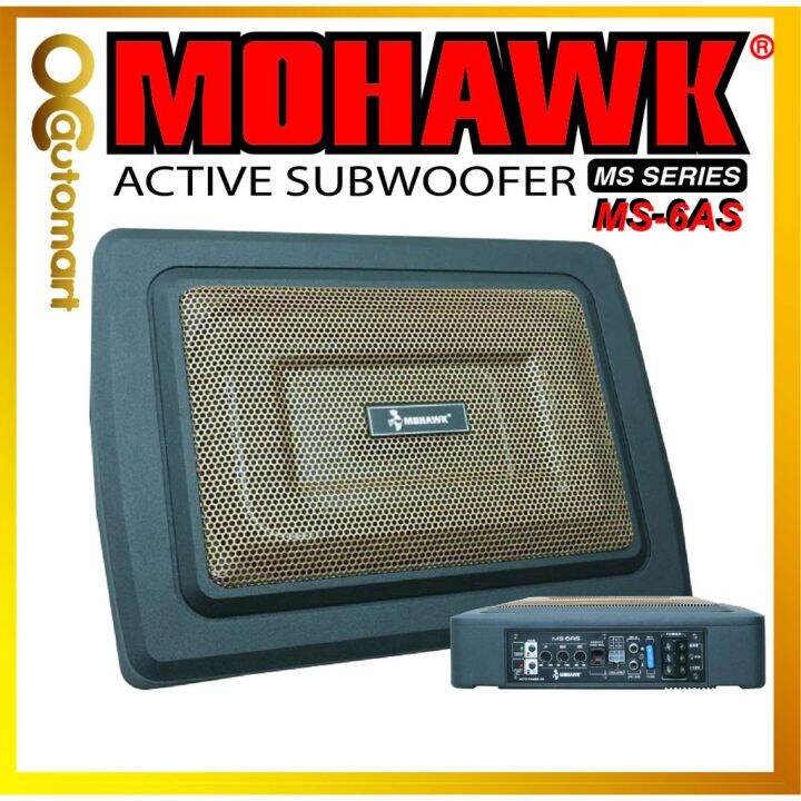 Mohawk Ms Series Ms As Bass Pro X Active Subwoofer Underseat Woofer