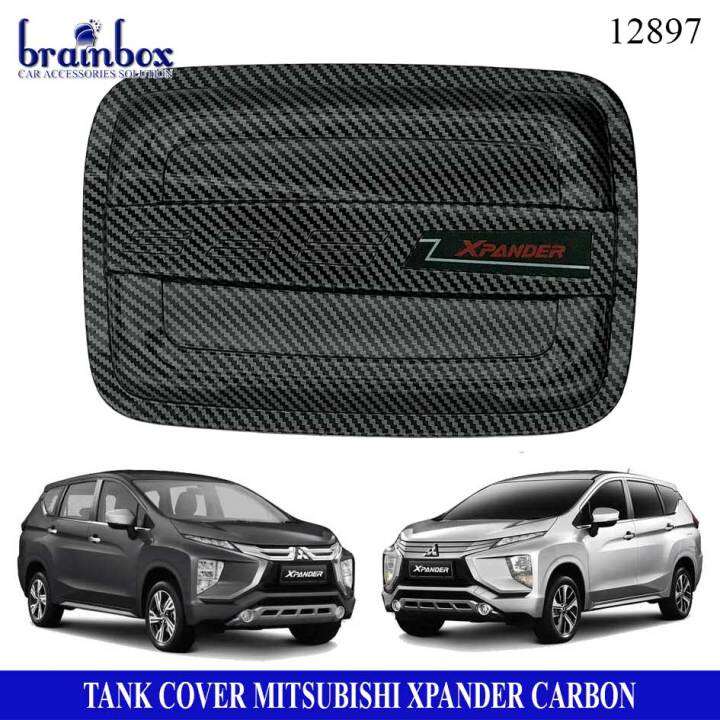 Tank Cover Mitsubishi Xpander Carbon Tutup Tangki Bensin Mobil Lazada