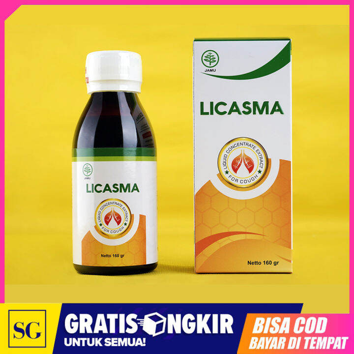 LICASMA Asli 100 Original Suplemen Obat Herbal Asma Infeksi