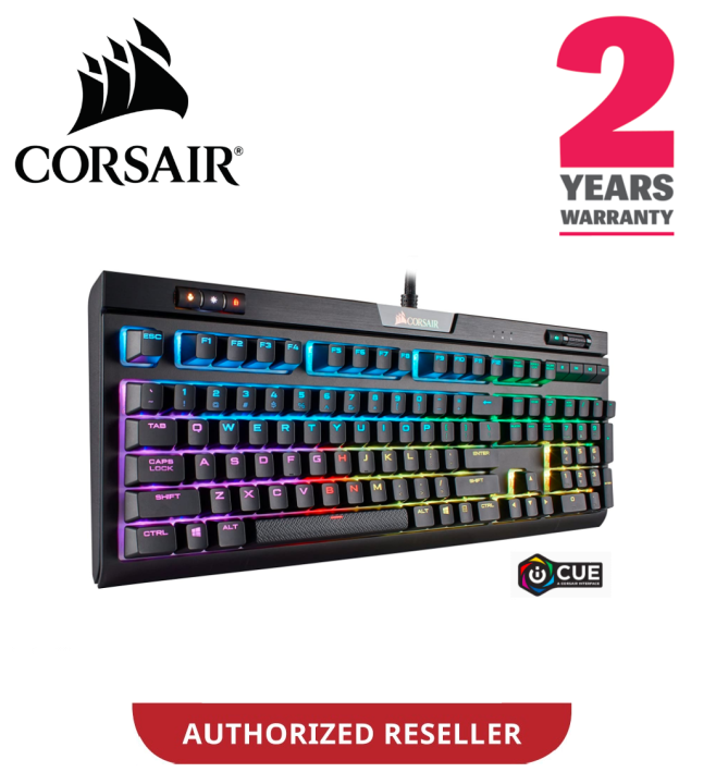 Corsair Strafe Rgb Mk Mechanical Gaming Keyboard Cherry Mx Red Ch