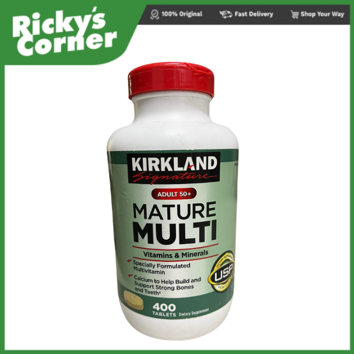 Kirkland Mature Multi 400 Tablets Lazada PH