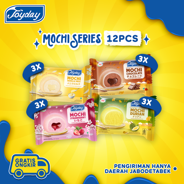 Joyday Ice Cream Package Mochi Series Isi Pcs Eskrim Mochi Lazada