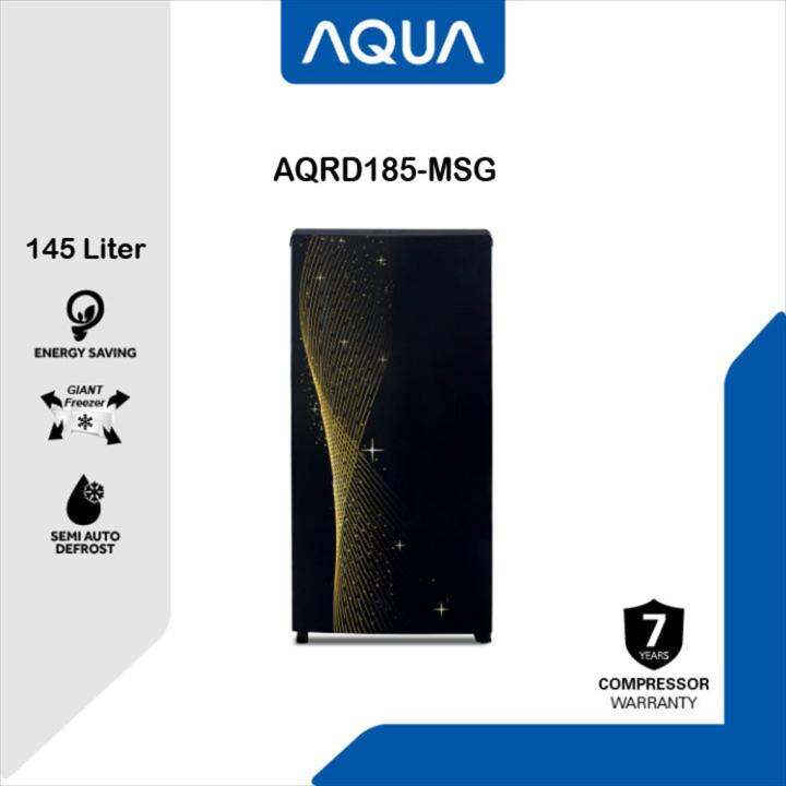 KULKAS AQUA JAPAN AQRD 185 MSG LEMARI ES 1 PINTU AQRD185 AQRD185MSG