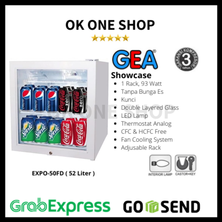 Gea Showcase Display Cooler Expo Khusus Jadetabek Lazada Indonesia