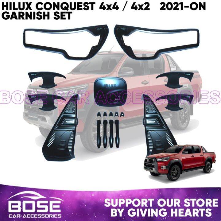 Toyota Hilux Revo Conquest Garnish Set 2020 2021 We Have 2 Types