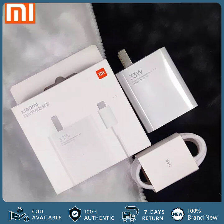 Original Xiaomi W Charger Fast Charger Mi Turbo Charge Adapter With