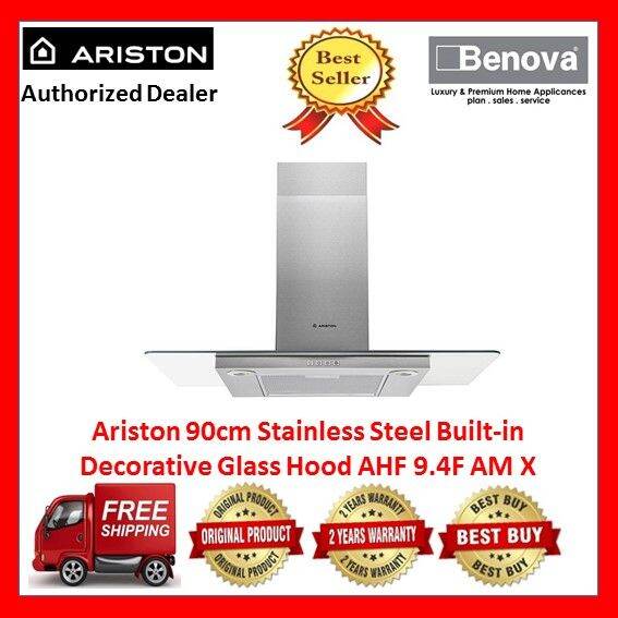 Free Shipping Ariston Cm Built In Decorative Glass Hood Ahf F Am