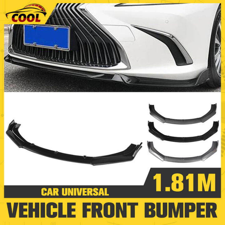 Fit All Cars1 8m Car Universal Front Bumper Spoiler Front Deflector