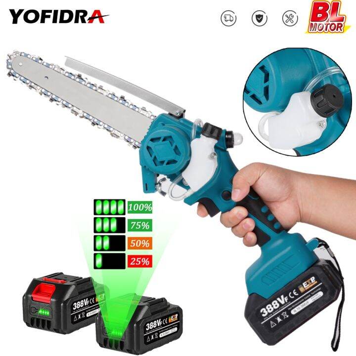 Yofidra 18V 6 Inch Brushless Electric Saw With Adjustable Oil Can