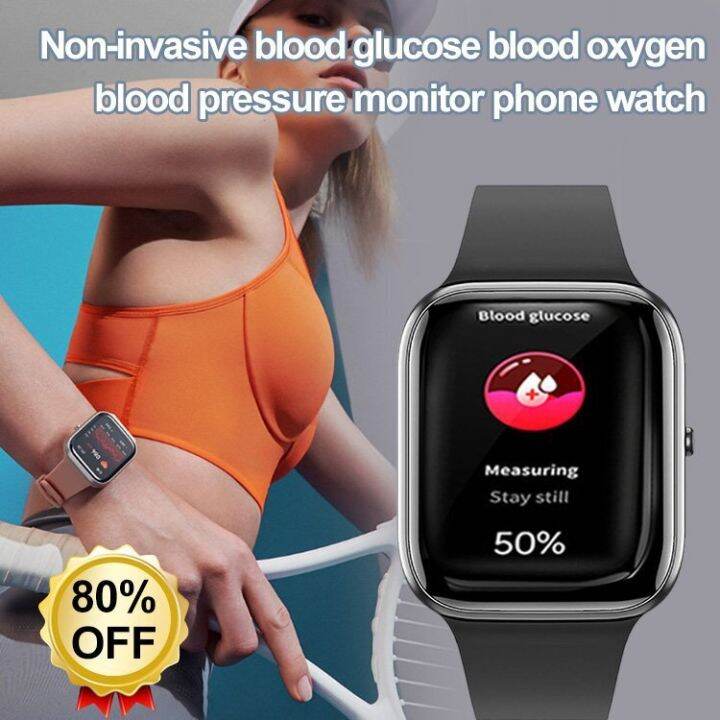 Viviking Painless Non Invasive Blood Glucose Monitor Smartwatch Lazada