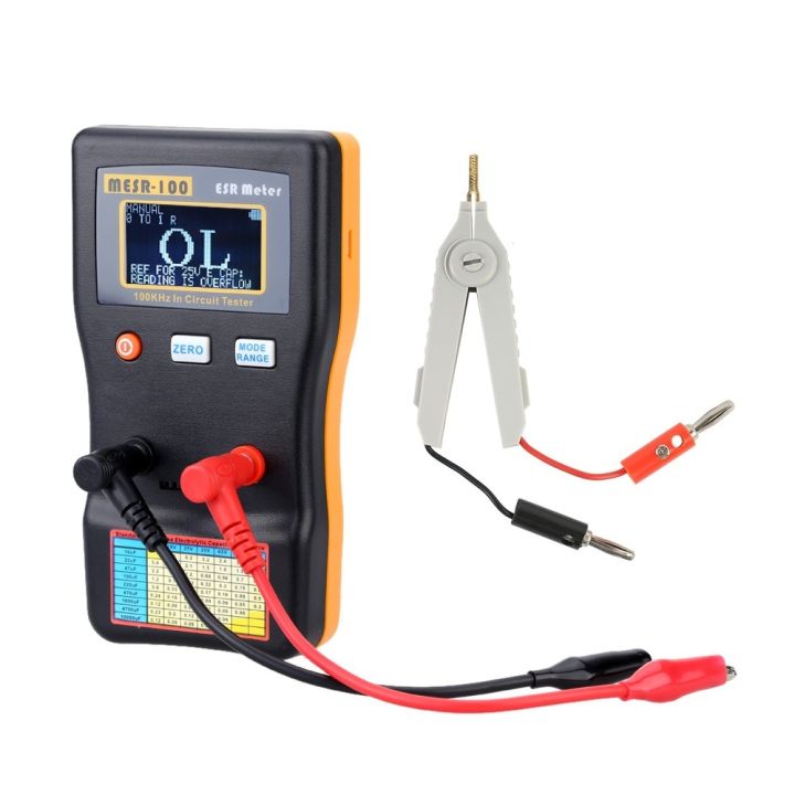 MESR 100 ESR Digital Capacitance Meter Resistance Circuit Ohm Tester